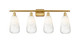 Innovations - 516-4W-SG-G480-6OP - Four Light Bath Vanity - Ballston - Satin Gold