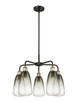Innovations - 516-5CR-BAB-G480-6SL - Five Light Chandelier - Ballston - Black Antique Brass