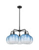 Innovations - 516-5CR-BK-G481-10SB - Five Light Chandelier - Ballston - Matte Black