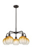 Innovations - 516-5CR-OB-G483-8AM - Five Light Chandelier - Ballston - Oil Rubbed Bronze
