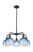 Innovations - 516-5CR-OB-G483-8SB - Five Light Chandelier - Ballston - Oil Rubbed Bronze
