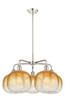 Innovations - 516-5CR-PN-G481-10AM - Five Light Chandelier - Ballston - Polished Nickel