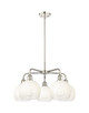 Innovations - 516-5CR-PN-G483-8OP - Five Light Chandelier - Ballston - Polished Nickel