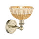 Edison One Light Wall Sconce (616-1W-AB-NBD2-75-NAT)