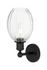 Edison One Light Wall Sconce (616-1W-BK-G459-6CL)