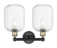 Edison Two Light Bath Vanity (616-2W-BAB-G460-7CL)