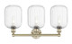 Edison Three Light Bath Vanity (616-3W-AB-G460-7CL)