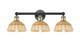 Innovations - 616-3W-BAB-NBD2-75-NAT - Three Light Bath Vanity - Edison - Black Antique Brass