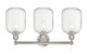 Edison Three Light Bath Vanity (616-3W-SN-G460-7CL)