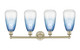 Edison Four Light Bath Vanity (616-4W-AB-G480-6SB)