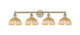 Innovations - 616-4W-AB-NBD2-75-NAT - Four Light Bath Vanity - Edison - Antique Brass