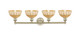 Edison Four Light Bath Vanity (616-4W-AB-NBD2-75-NAT)