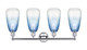 Edison Four Light Bath Vanity (616-4W-PC-G480-6SB)