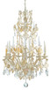 Currey and Company - 9162 - Six Light Chandelier - Buttermere Collection - Natural/Crushed Shell