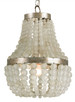 Currey and Company - 9203 - One Light Chandelier - Chanteuse Collection - Silver Granello