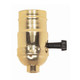 Satco - 80-1560 - Socket - Brite Gilt