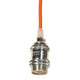 Satco - 80-2344 - Lampholder - Polished Nickel / Glass