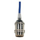Satco - 80-2454 - Lampholder - Polished Nickel / Glass