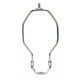 Satco - 90-2013 - Light Duty Harp - Polished Nickel