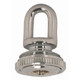 Satco - 90-2301 - 1/8 Ip Screw Collar Loop With Ring - Polished Chrome