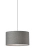 Adesso Home - 4001-03 - One Light Pendant - Harvest - Grey Textured Fabric