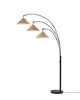 Adesso Home - 4137-26 - Three Light Floor Lamp - Braxton - Dark Bronze