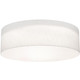 AFX Lighting - ANF3044MB-LW - Four Light Flush Mount - Anton - Linen White