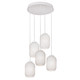 AFX Lighting - CALP05WHRND5 - Five Light Pendant - Callie - White