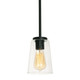 AFX Lighting - JNNP05MBBK - One Light Pendant - Joanna - Textured Black