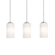 AFX Lighting - LEOP04MBSNLNR3 - Three Light Linear Pendant - Leo - Satin Nickel