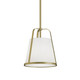 AFX Lighting - LIZP10MBLB - One Light Pendant - Lizzette - Light Antique Brass