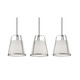 AFX Lighting - LIZP10MBSNLNR3 - Three Light Linear Pendant - Lizzette - Satin Nickel