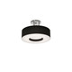 AFX Lighting - MCF1214MB-BKSF - Two Light Semi-Flush Mount - Montclair - Satin Nickel AFX Lighting - MCF1214MB-BKSF - Two Light Semi-Flush Mount - Montclair - Satin Nickel