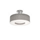 AFX Lighting - MCF1524MB-GYSF - Two Light Semi-Flush Mount - Montclair - Satin Nickel