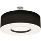 AFX Lighting - MCF3044MB-BKSF - Four Light Semi-Flush Mount - Montclair - Satin Nickel