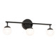 AFX Lighting - PRLV2408L30D1BK - LED Vanity - Pearl - Black