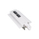W.A.C. Lighting - WEDL-RTL-7A-WT - W2 Recessedtrack Limiter120V2X7.5Aleft - White