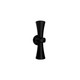 W.A.C. Lighting - WSW106616-BK - LED Outdoor Wall Sconce - Fido - Black