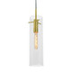 AFX Lighting - VSAP05MBLB - One Light Pendant - Vista - Light Antique Brass
