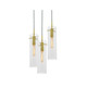 AFX Lighting - VSAP05MBLBRND3 - Three Light Pendant - Vista - Light Antique Brass AFX Lighting - VSAP05MBLBRND3 - Three Light Pendant - Vista - Light Antique Brass
