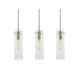 AFX Lighting - VSAP05MBSNLNR3 - Three Light Linear Pendant - Vista - Light Antique Brass