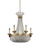 Allegri - 033970-044-FR001 - Six Light Chandelier - Tavo - Winter Brass