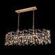 Allegri - 038161-044-FR001 - Eight Light Island Pendant - Inclanta - Winter Brass Allegri - 038161-044-FR001 - Eight Light Island Pendant - Inclanta - Winter Brass