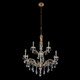 Allegri - 039072-032-FR001 - Nine Light Chandelier - Venere - Historic Brass
