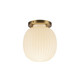 manufacturer_finish:Brushed Gold/Glossy Ribbed Opal Glass