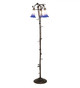 Blue/White Pond Lily Three Light Floor Lamp (255142) Blue/White Pond Lily Three Light Floor Lamp (255142)