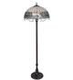 Meyda Tiffany - 255707 - Two Light Floor Lamp - Angelica - Mahogany Bronze