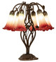 Seafoam/Cranberry Six Light Table Lamp (255799) Seafoam/Cranberry Six Light Table Lamp (255799)