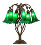Green Six Light Table Lamp (255806)