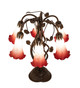 Red/White Six Light Table Lamp (255809) Red/White Six Light Table Lamp (255809)